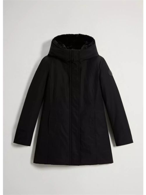 BOULDER FAUX FUR PARKA WOOLRICH | CFWWOU0724FRUT0001BLK BLACK